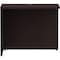 Lorell Return Shell, Rectangular, 35"x24"x29-1/2", Espresso LLR18263 - alternate 2